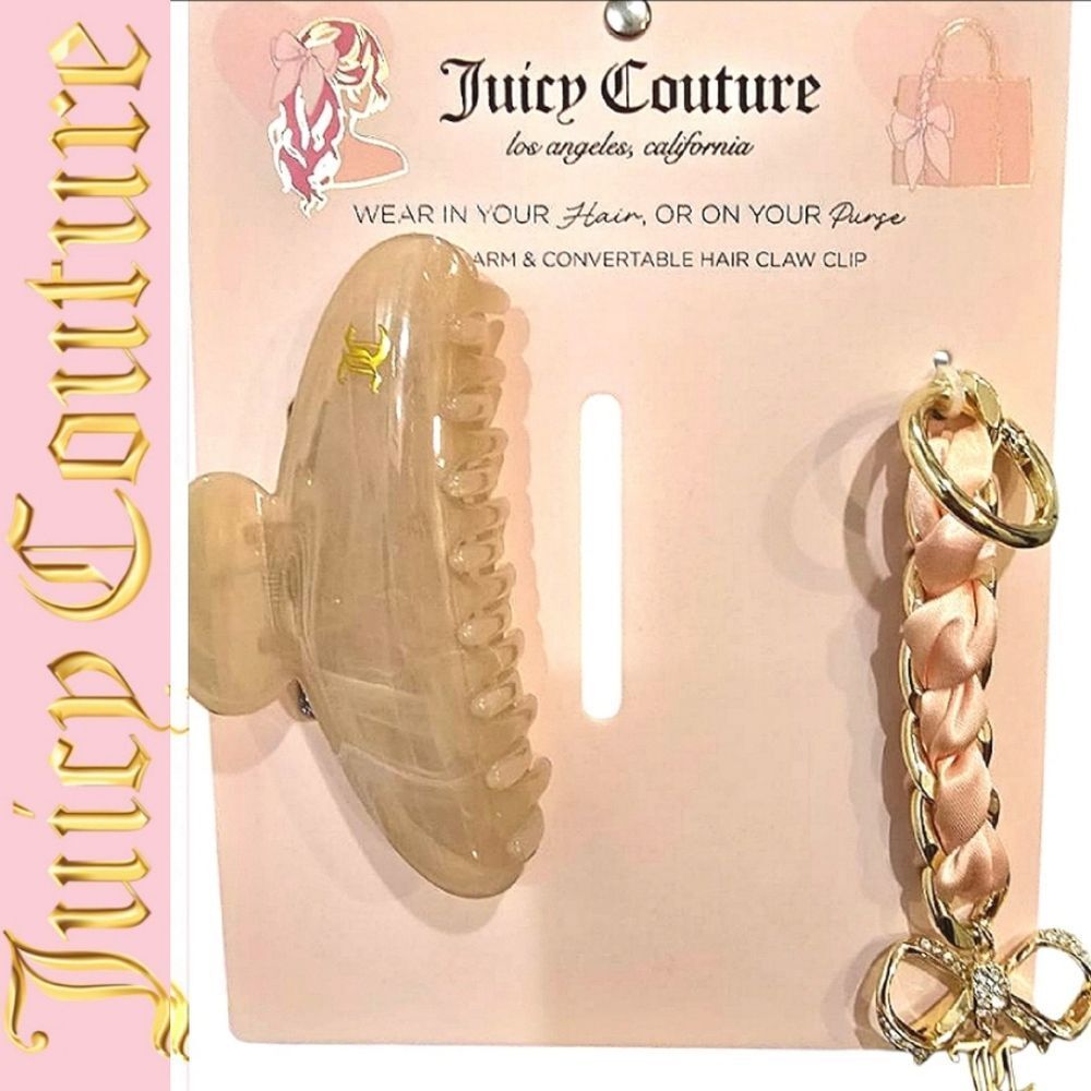 Juicy‎ Couture Bow Bag Charm & Convertible Hair Clip